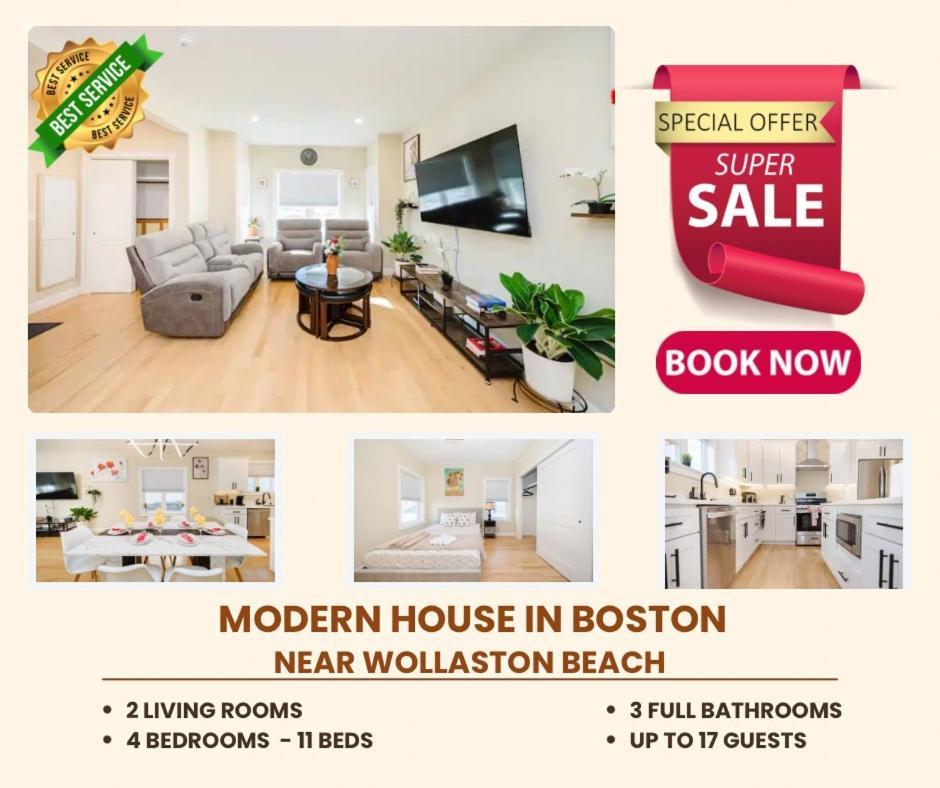 60-1 4Br Boston - Cozy New Apt Near Franklin Park Apartment *
